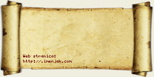 Isak Džatić vizit kartica